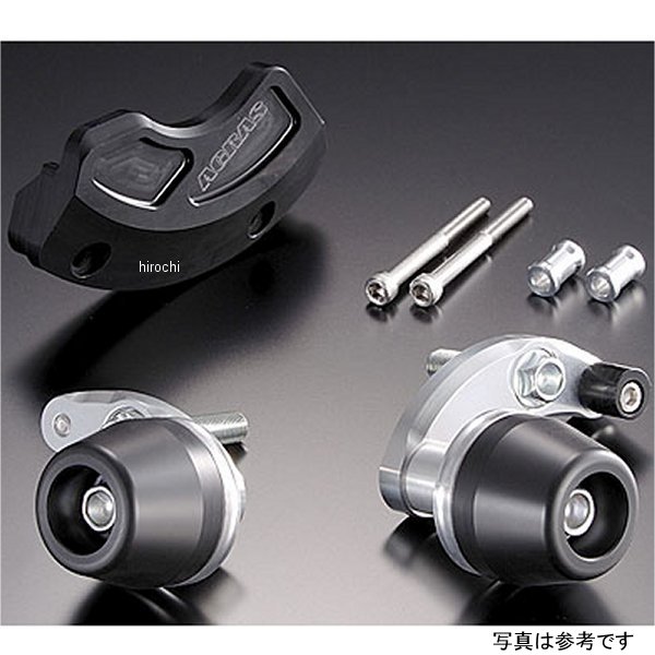 アグラス AGRAS レーシングスライダー 3点セットL ロゴ有り 06年-07年 YZF-R6 黒 342-266-003BX JP店
