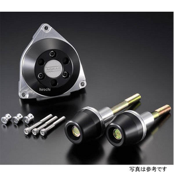 アグラス AGRAS レーシングスライダー フレーム&オイルポンプA ロゴ無し 09年 YZF-R1 黒 342-271-007B JP店