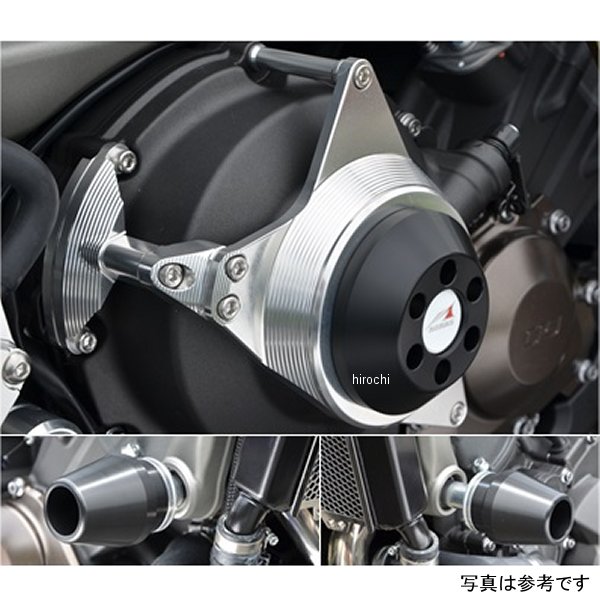 アグラス AGRAS レーシングスライダー フレームφ60&クラッチ ロゴ無し 16年以前 MT-09 白 342-273-010 ..