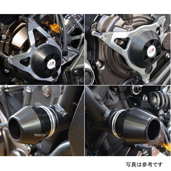 アグラス AGRAS レーシングスライダー 4点セット φ60 ロゴ有り MT-07 黒 342-274-0...