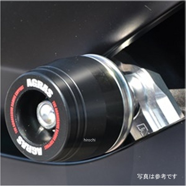 アグラス AGRAS レーシングスライダー フレーム ロゴ有り 17年以降 YZF-R6 黒 342-278-000BX JP店