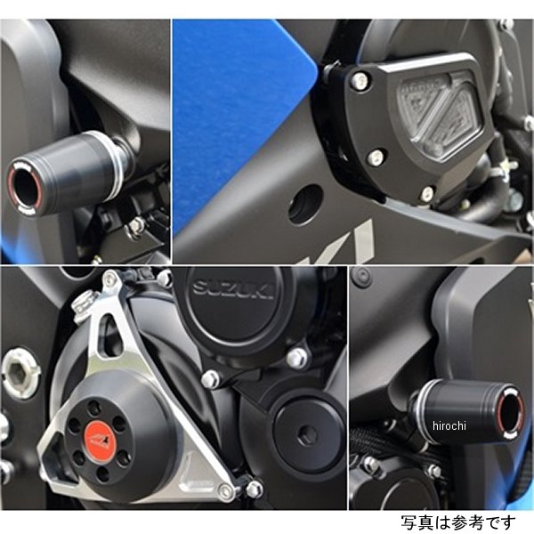 アグラス AGRAS レーシングスライダー 4点セットB φ50 ロゴ有り GSX-S1000/F 白 34...