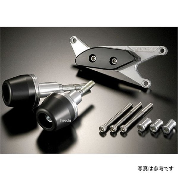 アグラス AGRAS レーシングスライダー 3点セットA ロゴ有り GSR400、GSR600 黒 342-387-004BX JP店