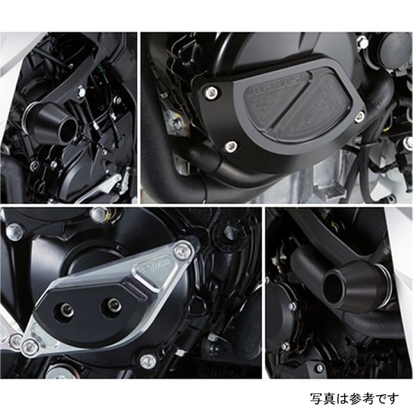 アグラス AGRAS レーシングスライダー 4点セットA/B φ60 ロゴ無し 11年以降 GSR750 白 342-399-018 JP店