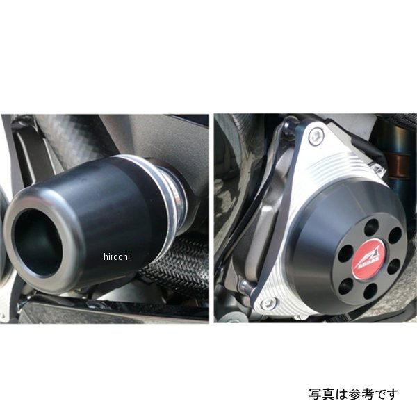 アグラス AGRAS レーシングスライダー 3点セットC 右側 ロゴ無し 11年 ZX-10R 黒 342-487-014B JP店