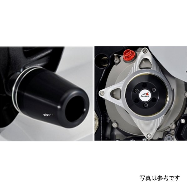 アグラス AGRAS レーシングスライダー フレーム&クラッチ ロゴ有り 11年以前 S1000RR チタン/白 342-701-010TSX JP店