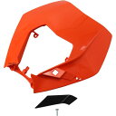 【USA在庫あり】 UFO PLAST ユーフォープラスト ヘッドライト プラスチック KTM オレンジ 0520-2501 JP店