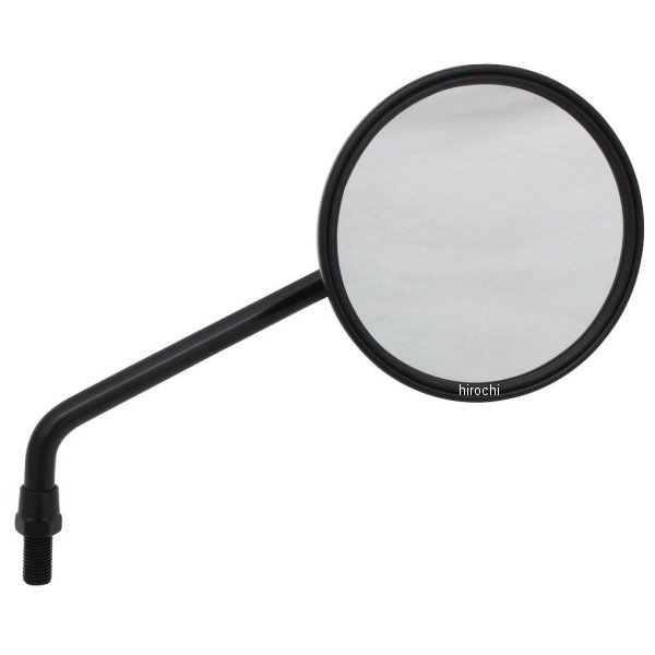 【メーカー在庫あり】 ポッシュ POSH ショートラウンドミラー タイプ2 M10 正ネジ 右用 黒 920015-06 JP店