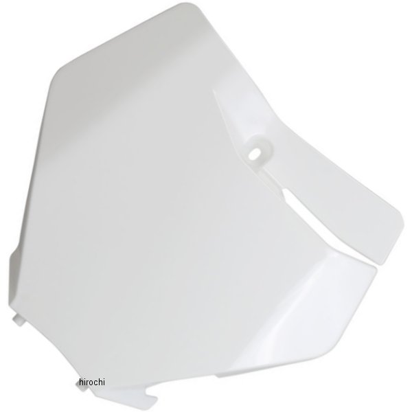 【USA在庫あり】 UFO PLAST ユーフォープラスト ナンバープレート SX/SXF 白 0520-2542 JP店