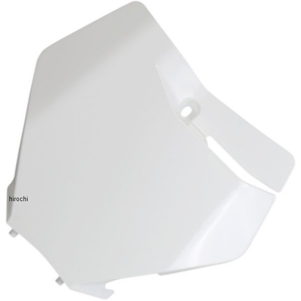 【USA在庫あり】 UFO PLAST ユーフォープラスト ナンバープレート SX/SXF 白 0520-2866 JP店