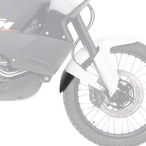 ピラミッドプラスチック Pyramid Plastics 延長フェンダー ショート 07年-13年 KTM 990 Adventure 黒 059350 JP店
