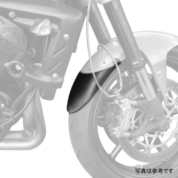 ピラミッドプラスチック Pyramid Plastics 延長フェンダー ショート 06年-11年 Street Triple 675 黒 056120 JP店