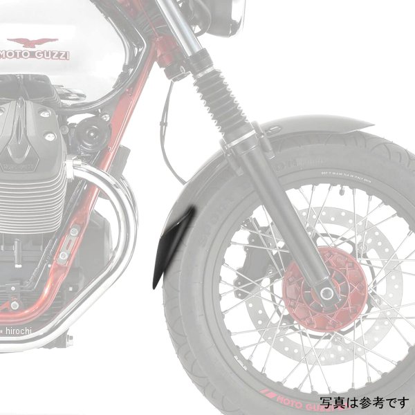 ピラミッドプラスチック Pyramid Plastics 延長フェンダー ショート 15年-17年 モトグッチ V7 II Clubman Racer 黒 058731 JP店