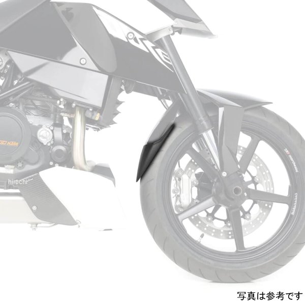 ピラミッドプラスチック Pyramid Plastics 延長フェンダー ショート 08年-11年 KTM 690 Duke R 黒 059310 JP店
