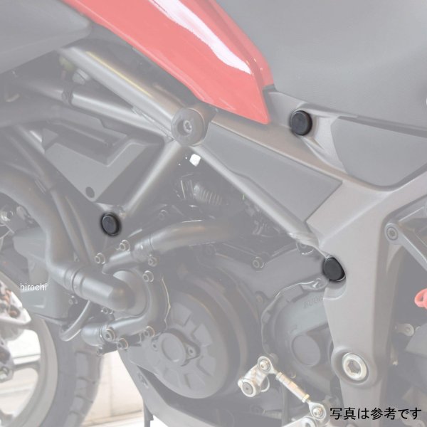 ピラミッドプラスチック Pyramid Plastics フレームエンドキャップ 15年-20年 ドゥカティ Multistrada 1200 Enduro 黒 089500 JP店