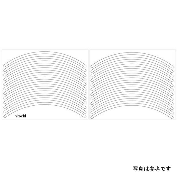 樂天商城 - ワールドウォーク リムステッカー 8mm MT-09 シルバー mt-09rimsticker_s JP店