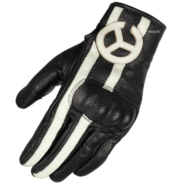 イエローコーン YeLLOW CORN パンチメッシュレザーグローブ 黒/アイボリー 3Lサイズ YG-248 JP店
