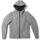 カドヤ KADOYA 春夏モデル レザージャケット フード RIDERS PARKA グレー Mサイズ 1649 JP店