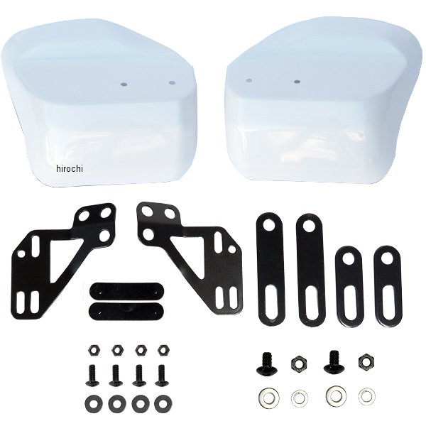 ワールドウォーク 汎用塗装大型ナックルガード 白 ws-42-wh JP店