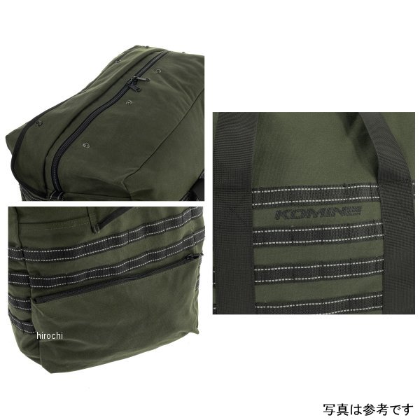 【メーカー在庫あり】 コミネ KOMINE キャンピングキャンバスシートバッグ 黒 65L ...