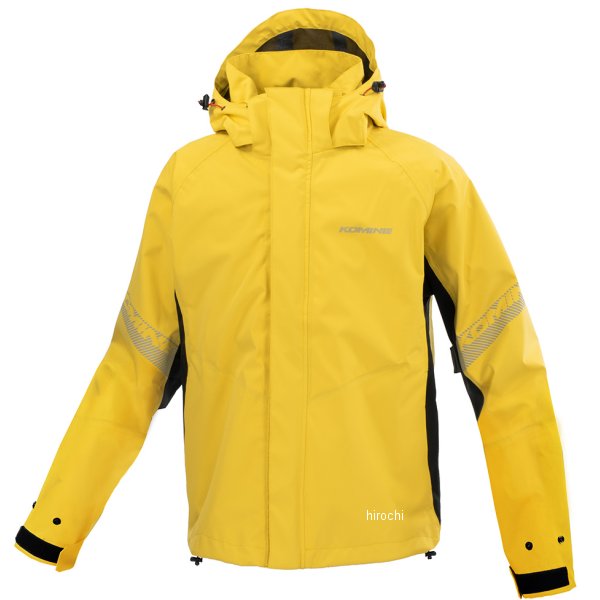 【メーカー在庫あり】 コミネ KOMINE ブレスター3レイヤーレインジャケット 黄 Sサイズ RK-549 JP店