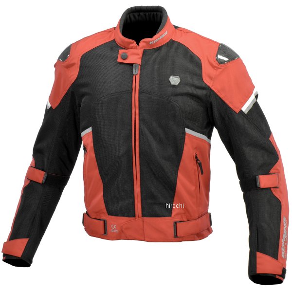 【メーカー在庫あり】 コミネ KOMINE 春夏モデル プロテクトカーボンメッシュジャケット レディース 赤/黒 WLサイズ JK-1573 JP店