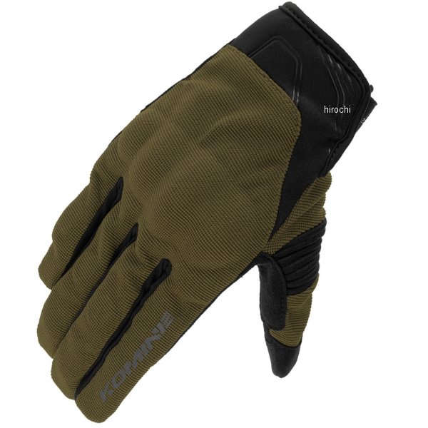 【メーカー在庫あり】 コミネ KOMINE 春夏モデル プロテクトメッシュグローブ ブレイブ オリーブ Mサイズ GK-1833 JP店