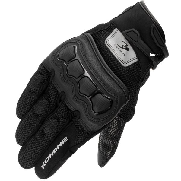 【メーカー在庫あり】 コミネ KOMINE 春夏モデル プロテクト3Dメッシュグローブ 黒 XSサイズ GK-2153 JP店