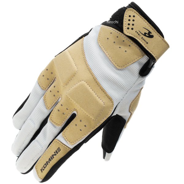 Gloves - 【メーカー在庫あり】 コミネ KOMINE 春夏モデル アーバンメッシュグローブ ベージュ Mサイズ GK-2273 JP店
