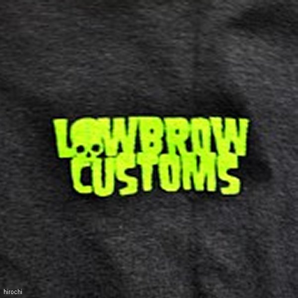 部品屋K&W LOWBROW CUSTOMS ローブローカスタムズ Tシャツ ロゴ 黒 Lサイズ P65103 JP店