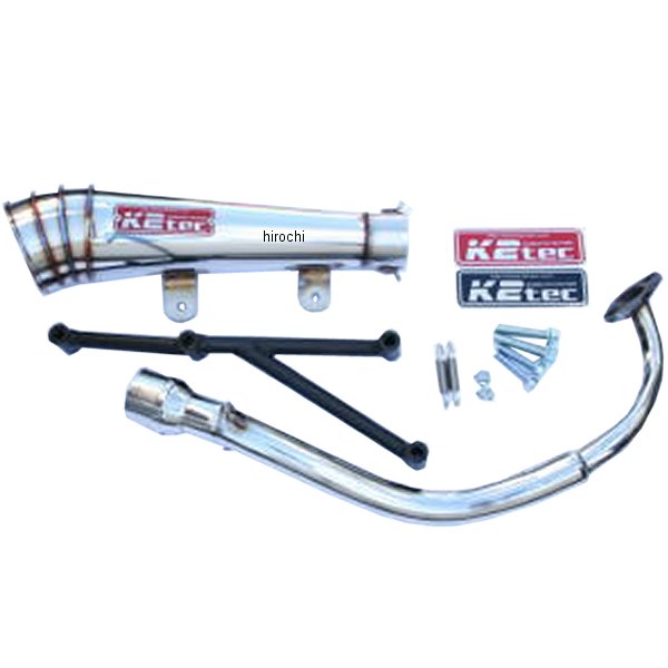 ケイツーテック K2tec フルエキゾースト GP-R メガホン O2無し 08年以前 アドレスV125 8v125-gpm JP店