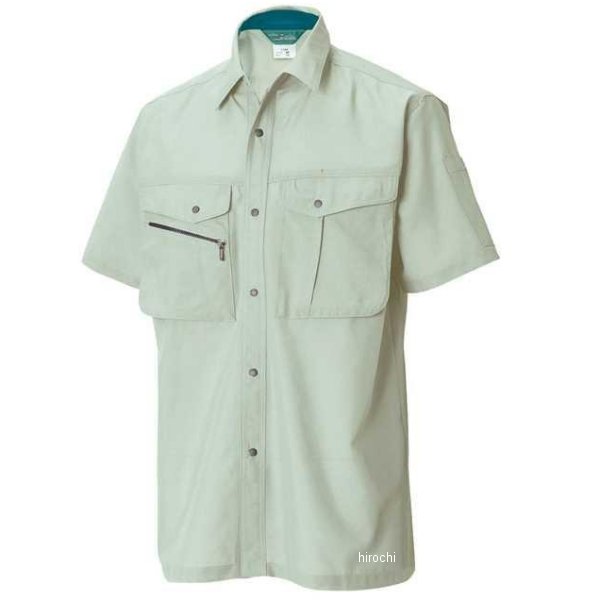 【メーカー在庫あり】 TSデザイン 半袖シャツ アースグリーン LLサイズ 7155 JP店