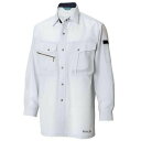 【メーカー在庫あり】 TSデザイン 長袖シャツ シルバーグレー 6Lサイズ 7105 JP店(2)