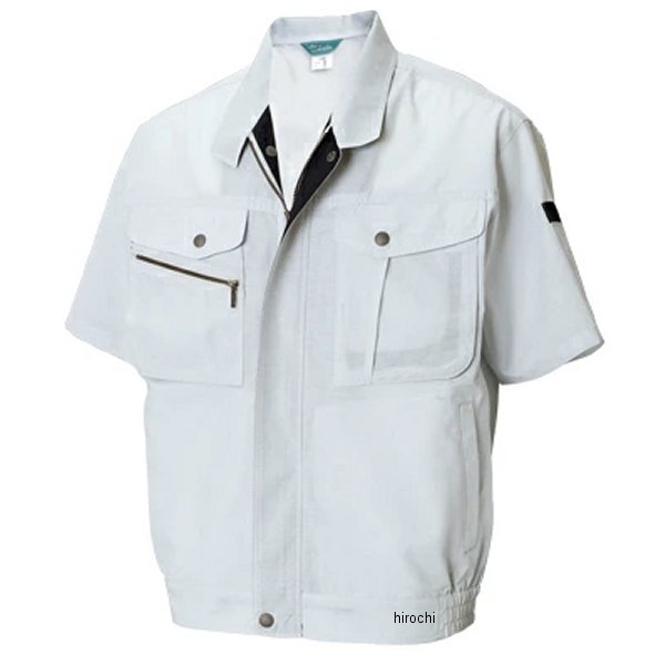 【メーカー在庫あり】 TSデザイン 半袖ブルゾン シルバーグレー 5Lサイズ 7156 JP店