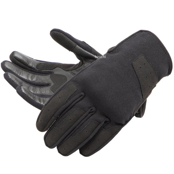 【メーカー在庫あり】 デグナー DEGNER テキスタイルグローブ 黒/黒 Mサイズ TG-86 JP店