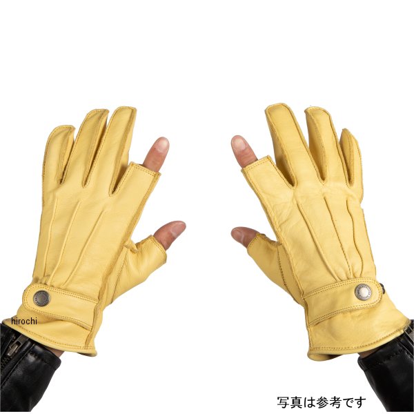 【メーカー在庫あり】 デグナー DEGNER フィンガーレス レザーグローブ 黒 Lサイズ...
