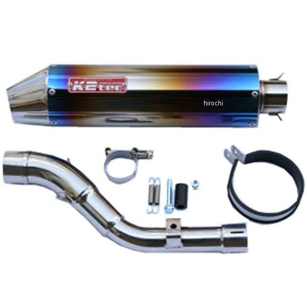ケイツーテック K2tec スリップオンマフラー K-Dirt モタード 小バッフル TT250R チタン ttr-moti-s JP店