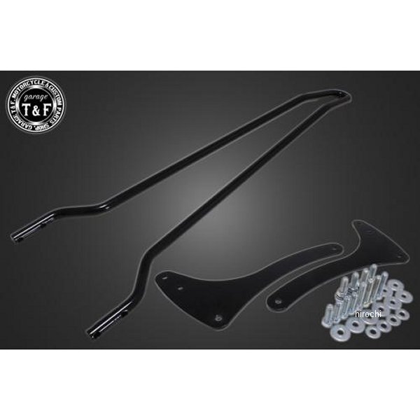 ガレージT＆F 純正フェンダー専用シーシーバー ロング ドラッグスター250 黒 DS250CB06BK JP店