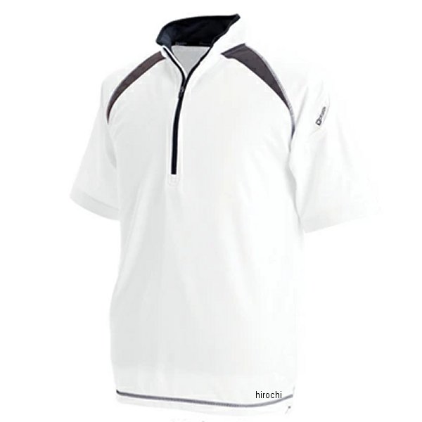 【メーカー在庫あり】 TSデザイン ショートスリーブハーフジップ 白 5Lサイズ 3015 JP店