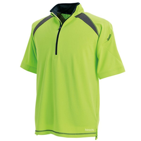 【メーカー在庫あり】 TSデザイン ショートスリーブハーフジップ ライトグリーン Mサイズ 3015 JP店