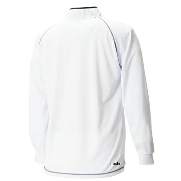【メーカー在庫あり】 TSデザイン ロングスリーブハーフジップ 白 Lサイズ 3025 JP店