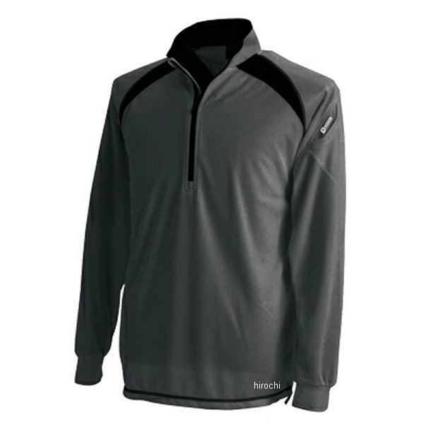 【メーカー在庫あり】 TSデザイン ロングスリーブハーフジップ チャコールグレー Mサイズ 3025 JP店(2)