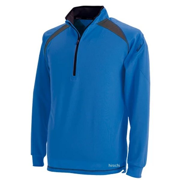 【メーカー在庫あり】 TSデザイン ロングスリーブハーフジップ ロイヤルブルー 3Lサイズ 3025 JP店