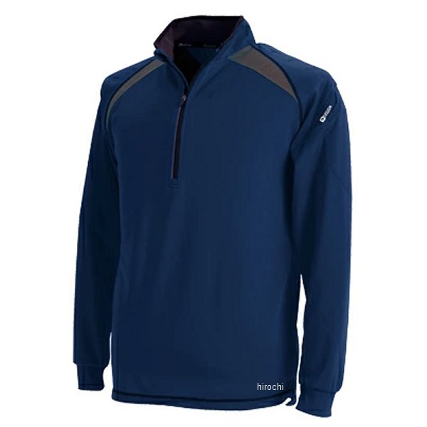【メーカー在庫あり】 TSデザイン ロングスリーブハーフジップ ネイビー Mサイズ 3025 JP店