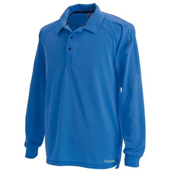 TSデザイン 長袖ポロシャツ ロイヤルブルー 3Lサイズ 3075 JP店