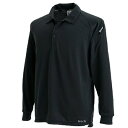 【メーカー在庫あり】 TSデザイン 長袖ポロシャツ 黒 Sサイズ 3075 JP店
