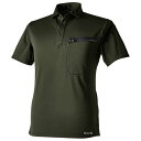 【メーカー在庫あり】 TSデザイン T/C ワークニットショートポロシャツ カーキグリーン 6Lサイズ 51355 JP店