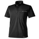 【メーカー在庫あり】 TSデザイン T/C ワークニットショートポロシャツ 黒 4Lサイズ 51355 JP店(2)