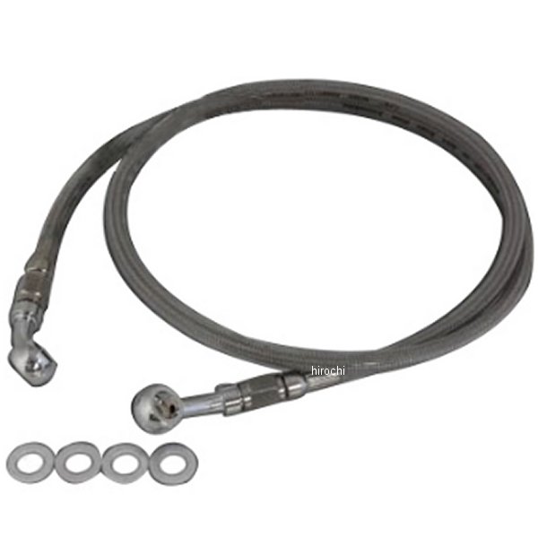 ガレージT＆F ステンメッシュブレーキホース 1200mm FTR223 クリアーコート仕様 FTRBHCR1200 JP店