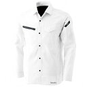 【メーカー在庫あり】 TSデザイン AIR ACTIVE ロングスリーブシャツ 白 4Lサイズ 8105 JP店